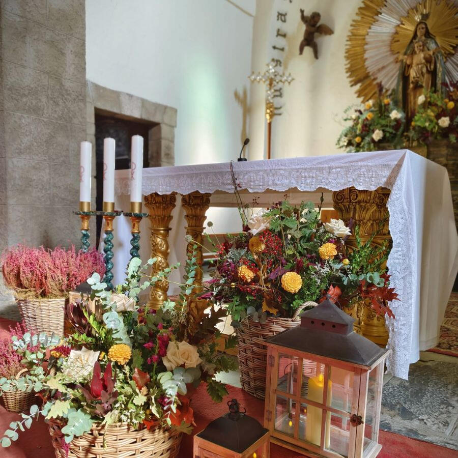 Ramo de novia margaritas